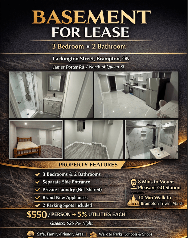 Spacious Basement Apartment at Lackington Street